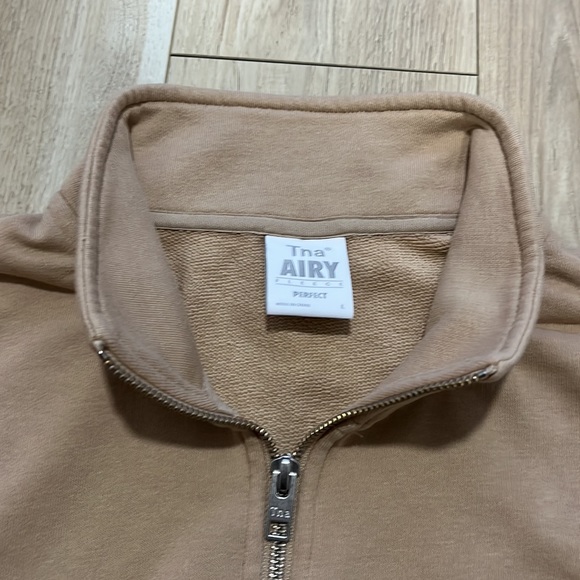 TNA beige quarterzip - Picture 2 of 2